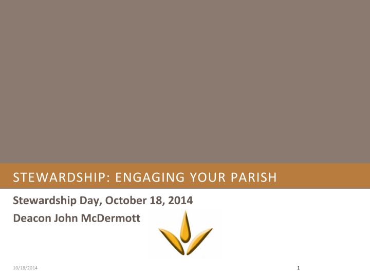 stewardship engaging your parish