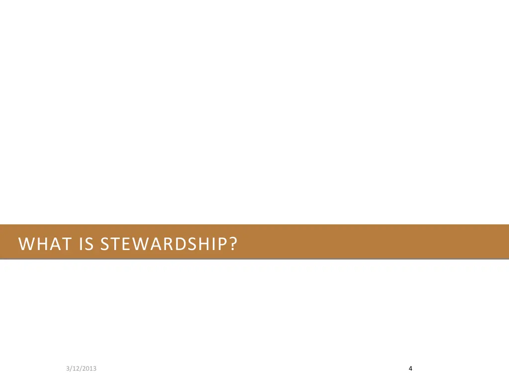 what is stewardship