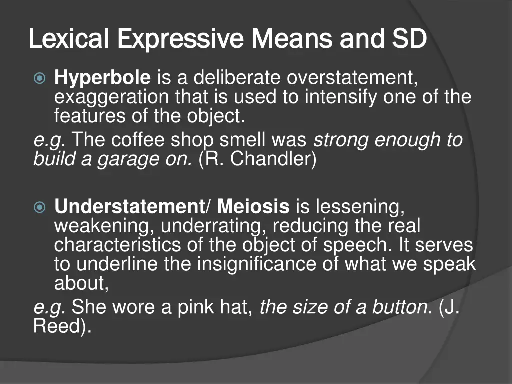 lexical expressive means and sd lexical 7