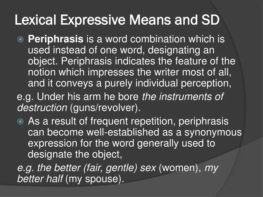 lexical expressive means and sd lexical 8