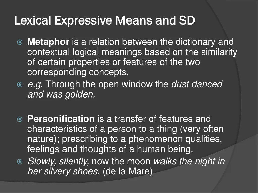 lexical expressive means and sd lexical