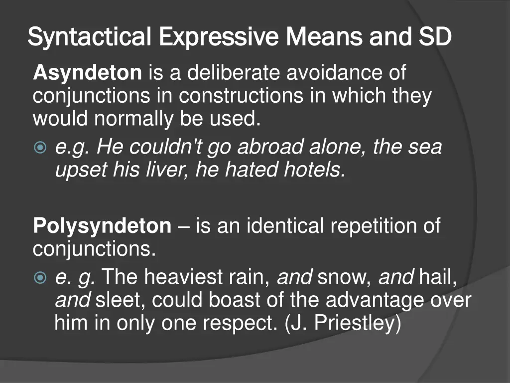 syntactical expressive means and sd syntactical 5