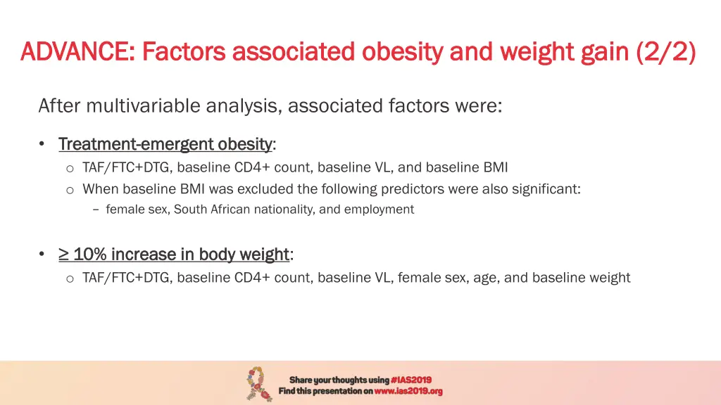 advance factors associated obesity and weight 1