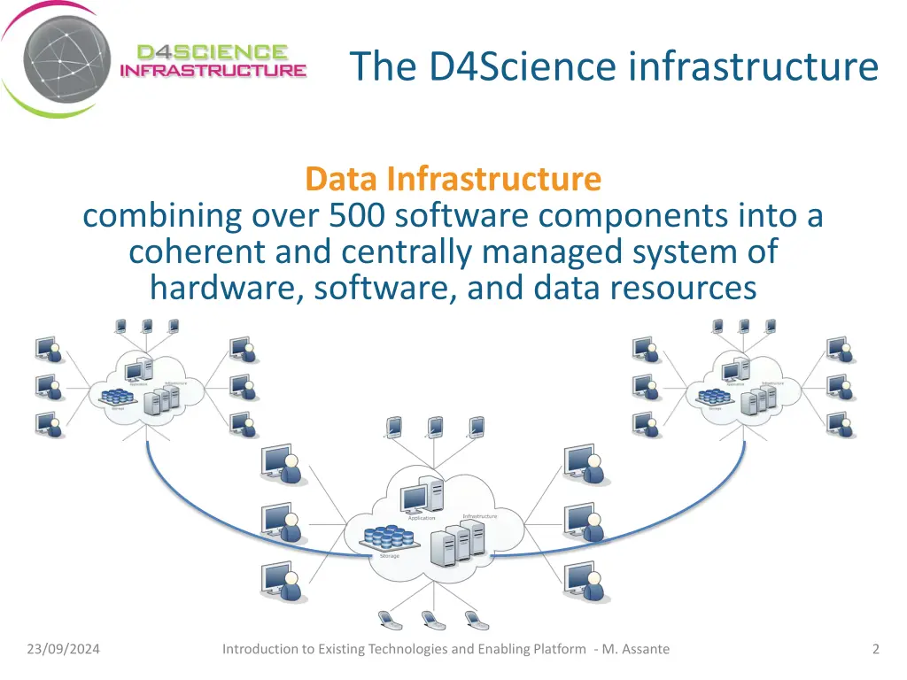 the d4science infrastructure