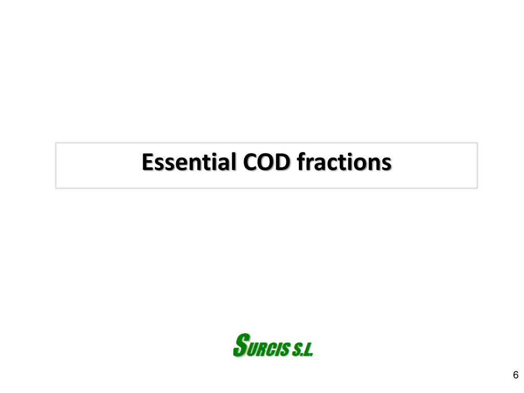 essential cod fractions