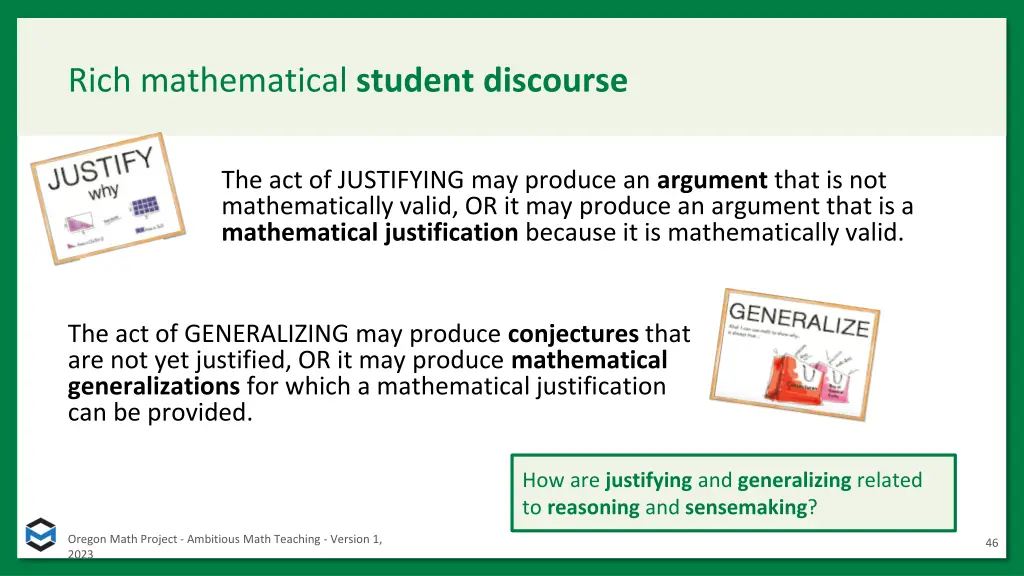 rich mathematical student discourse 1