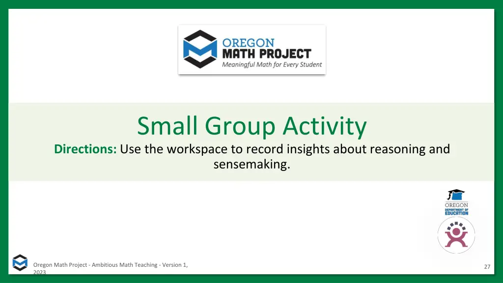 small group activity directions use the workspace 2