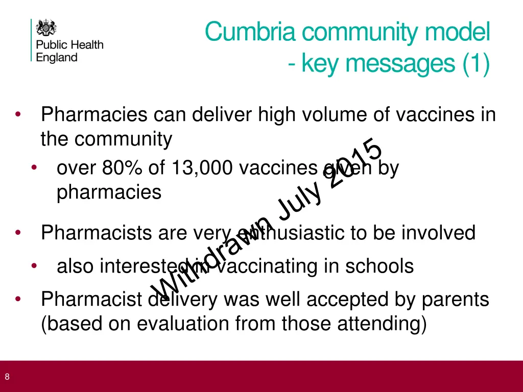 cumbria community model key messages 1