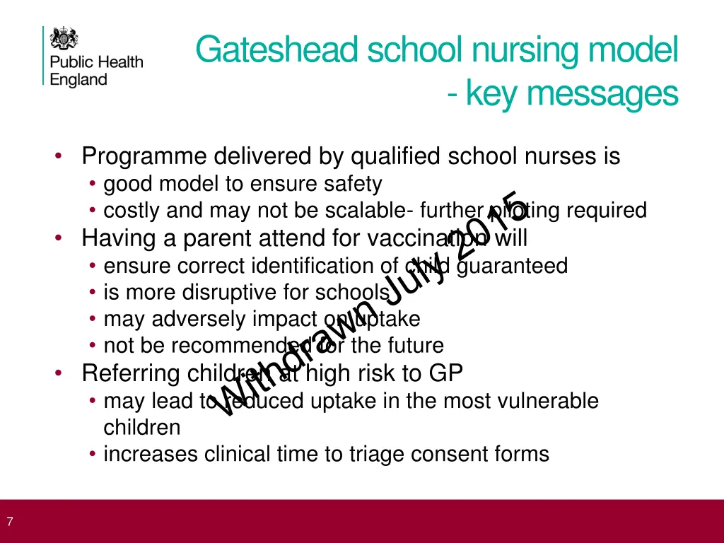 gateshead school nursing model