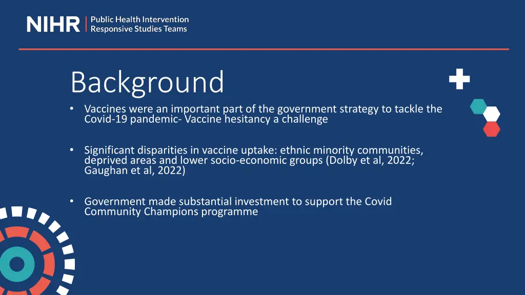 background vaccines were an important part