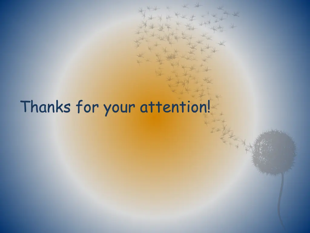 thanks for your attention