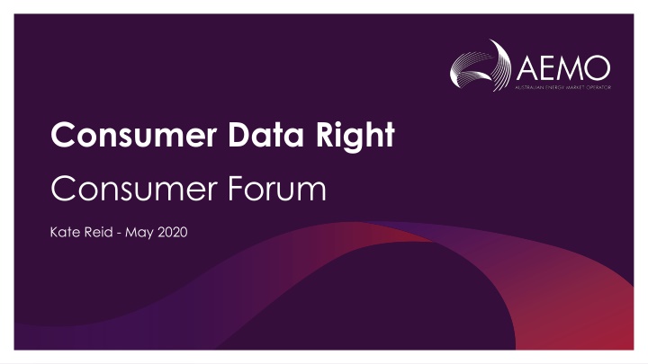 consumer data right consumer forum