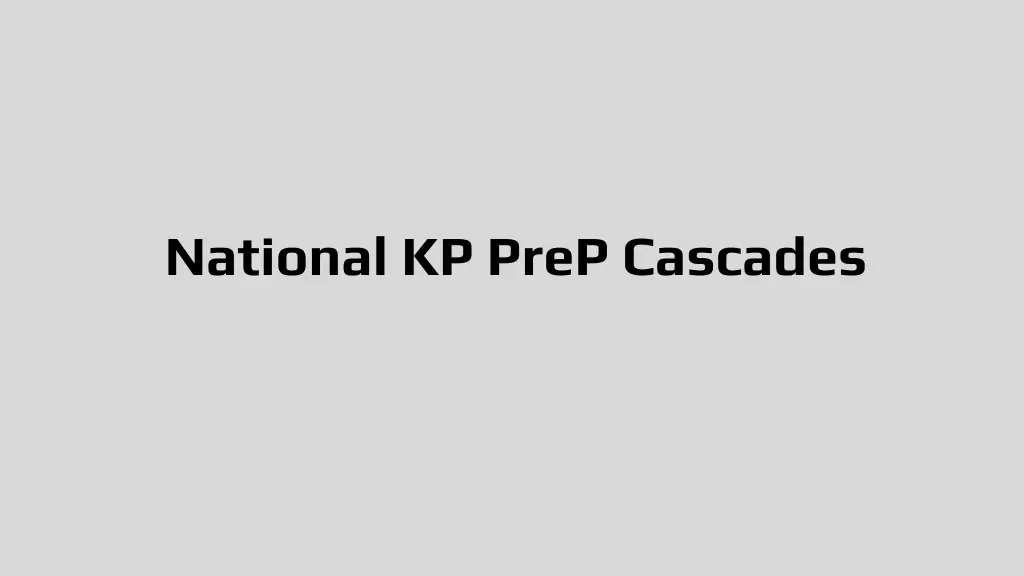 national kp prep cascades