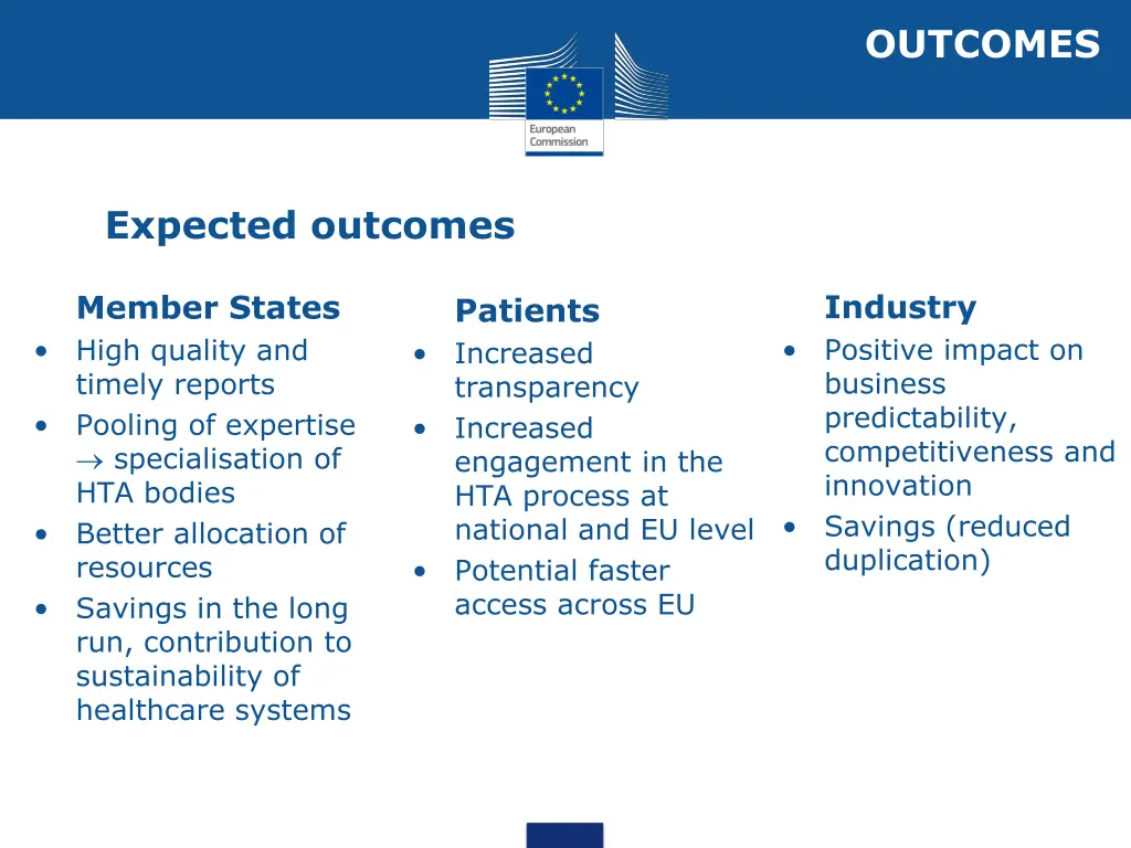 outcomes