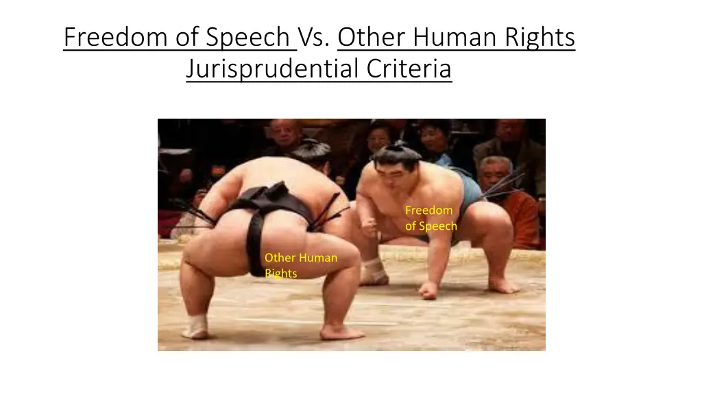 freedom of speech vs other human rights