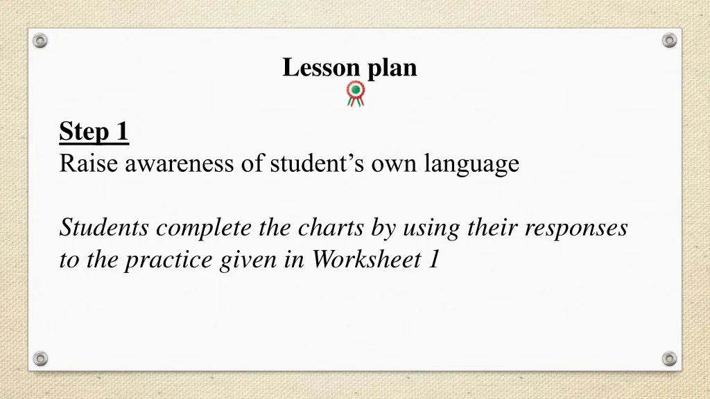 lesson plan