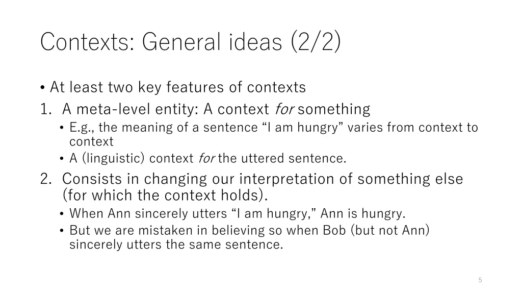 contexts general ideas 2 2