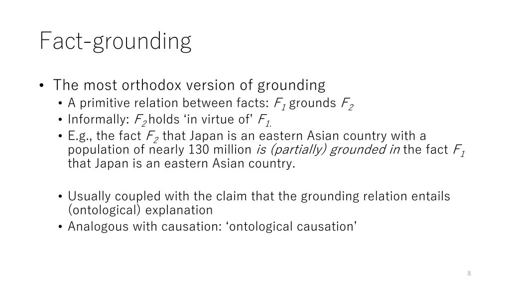 fact grounding