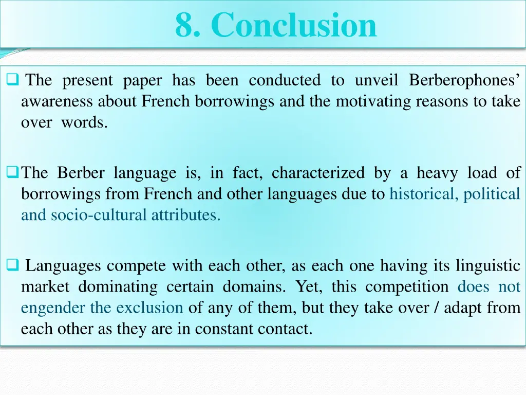 8 conclusion