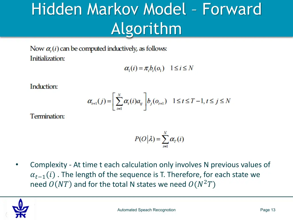 hidden markov model forward algorithm 4