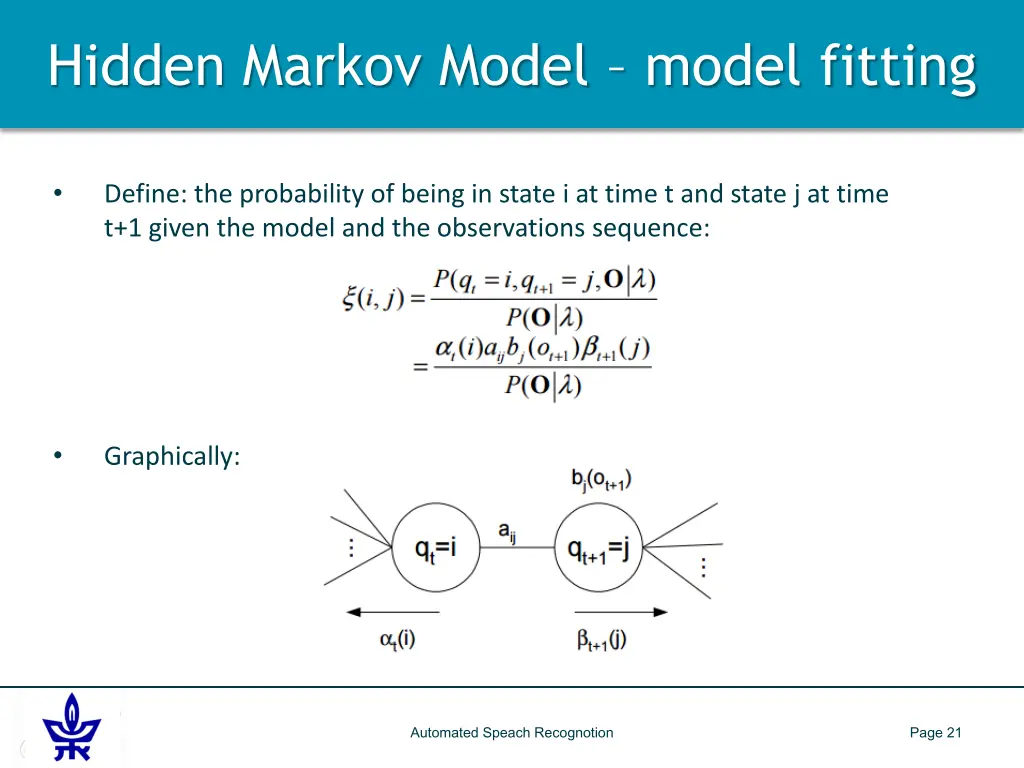 hidden markov model model fitting 3