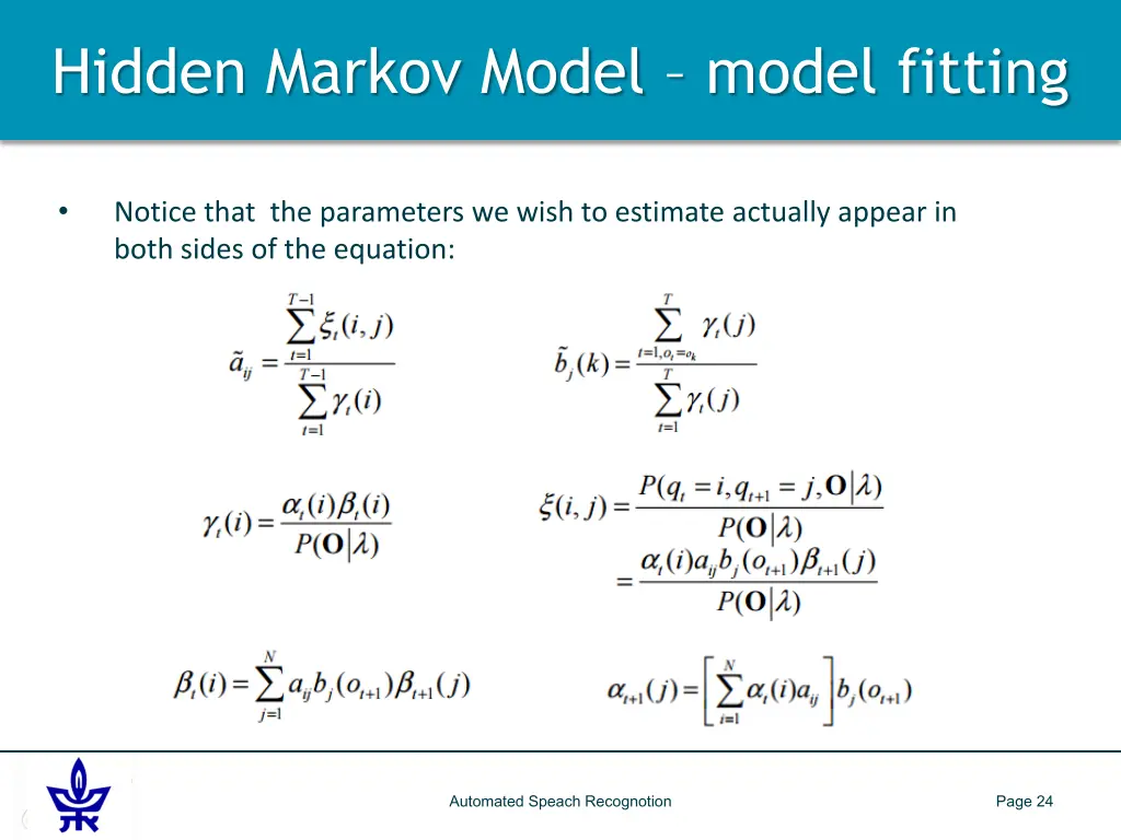 hidden markov model model fitting 6