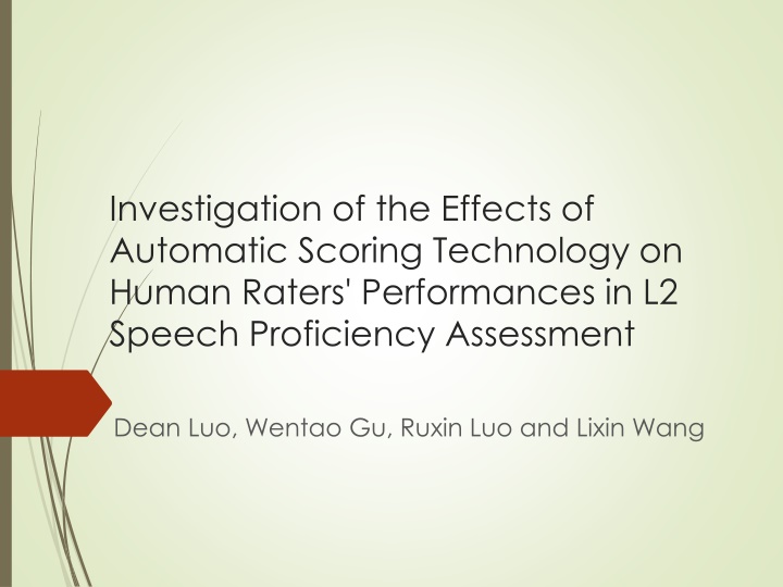 investigation of the effects of automatic scoring