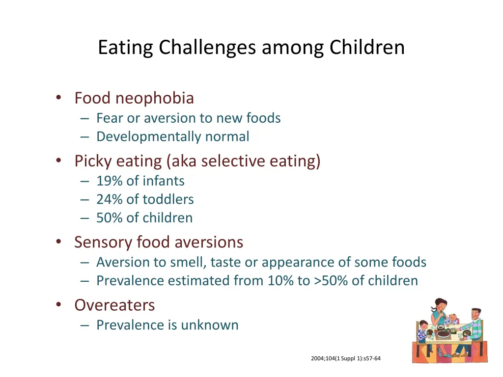 eating challenges among children