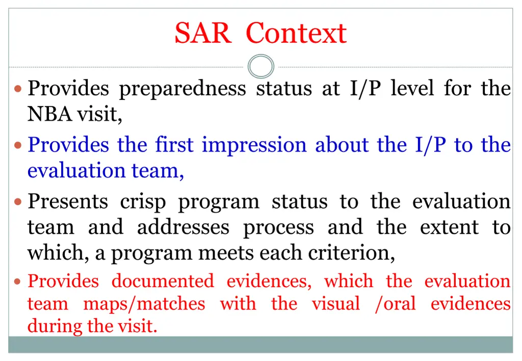 sar context