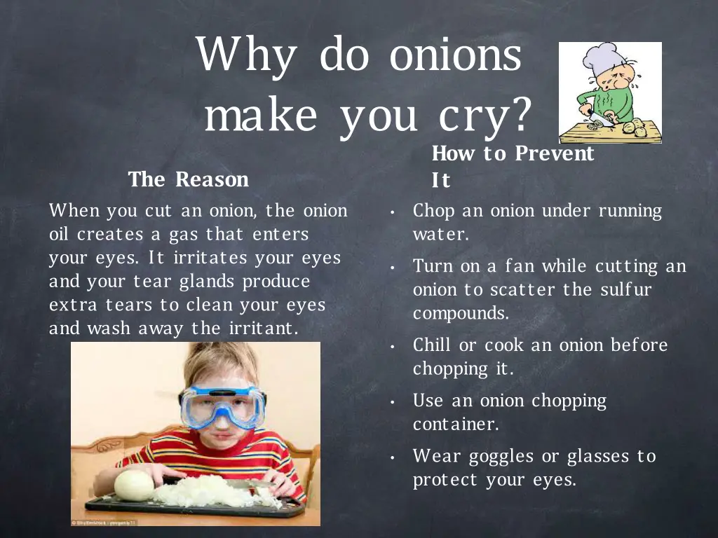 why do onions make you cry