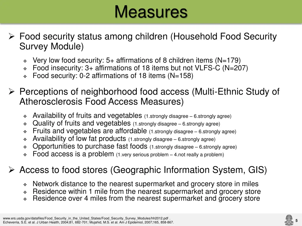 measures