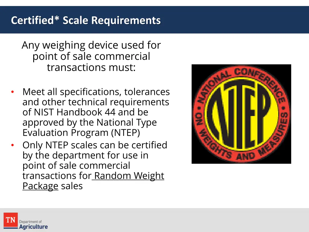 certified scale requirements 1