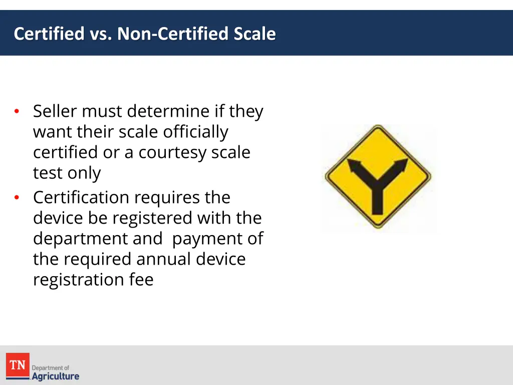 certified vs non certified scale