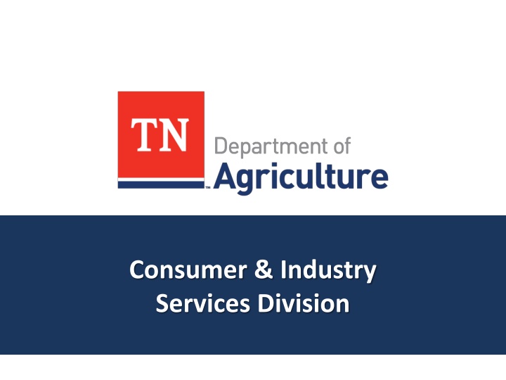 consumer industry services division