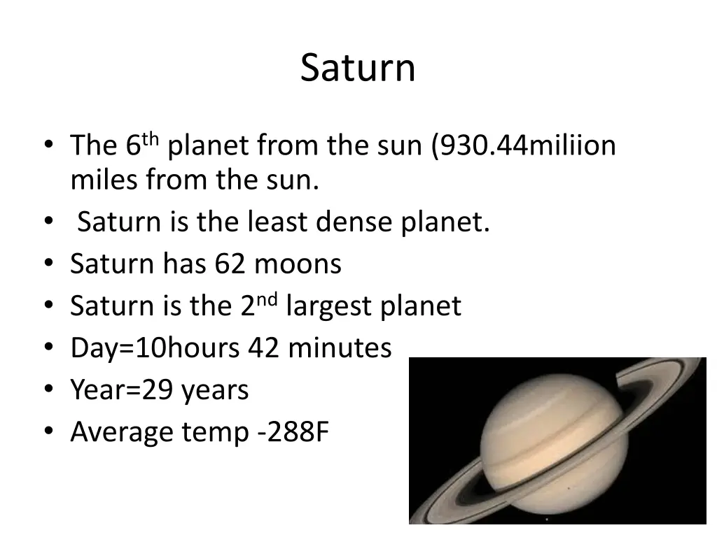 saturn