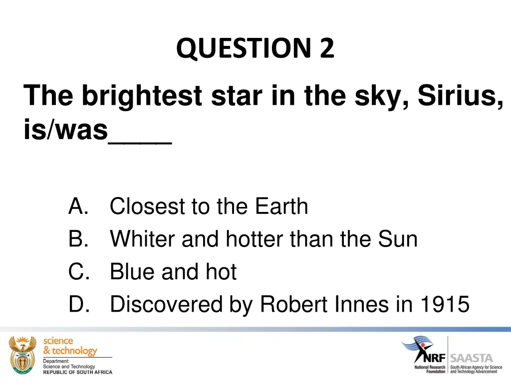 question 2 1