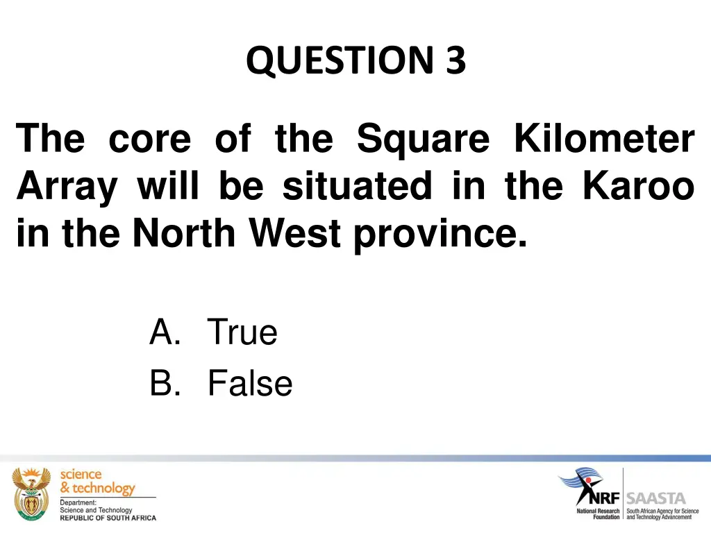 question 3