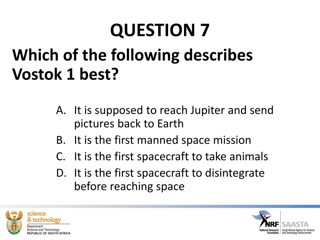 question 7