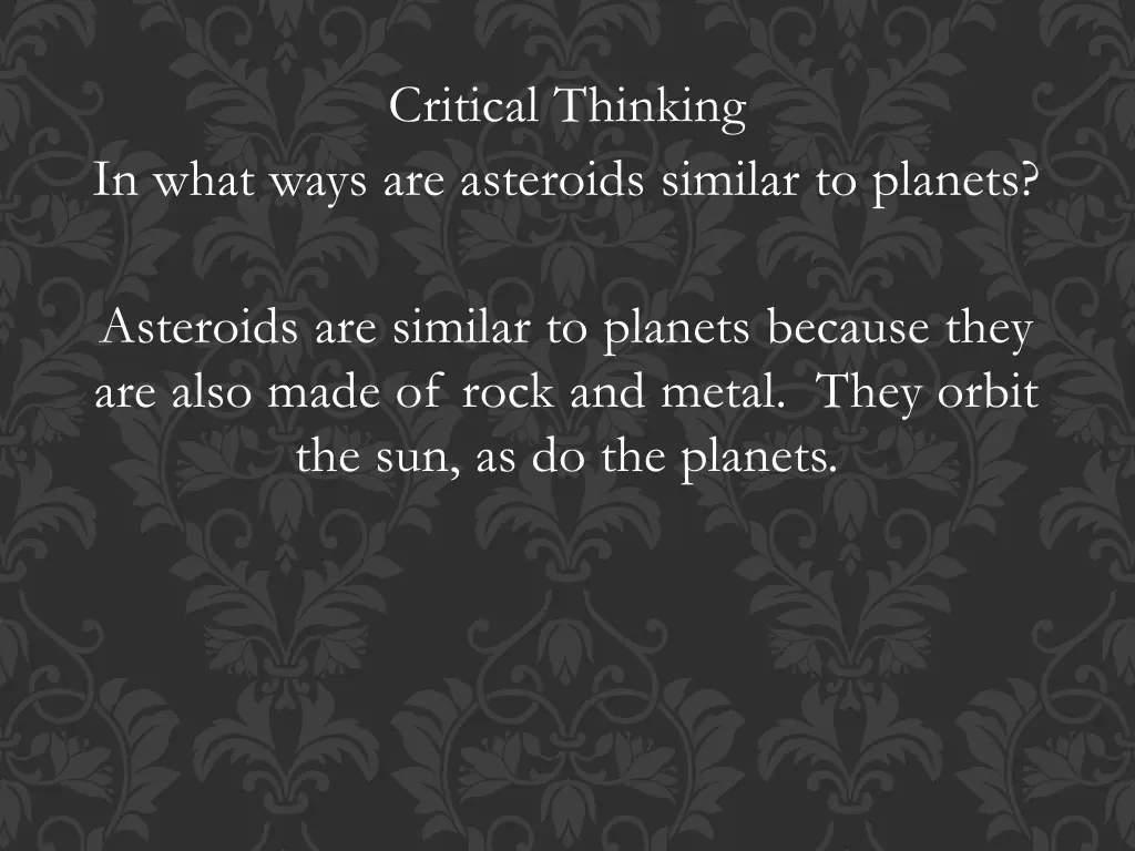 critical thinking 1