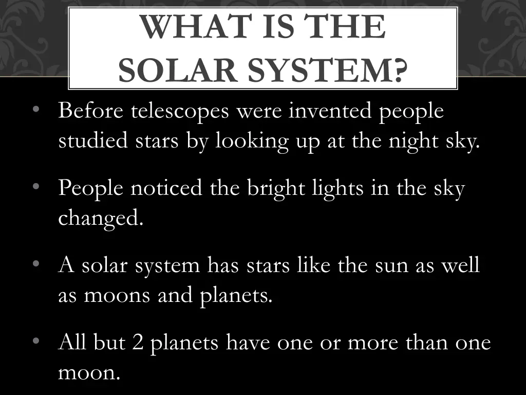 what is the solar system