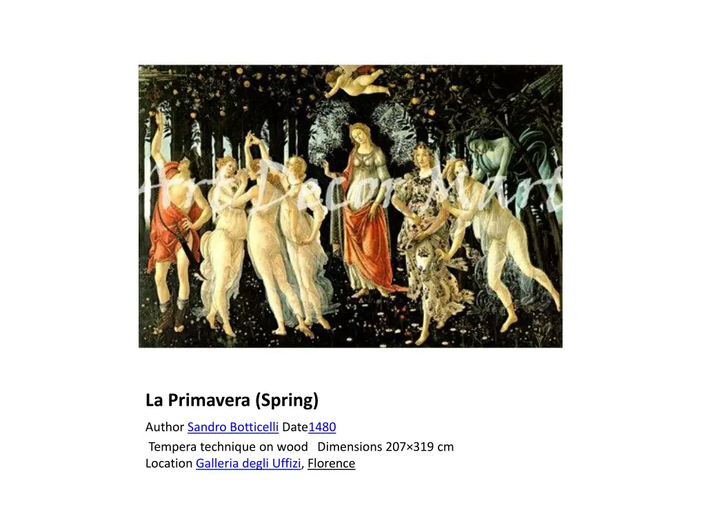 la primavera spring