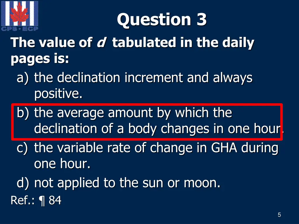 question 3