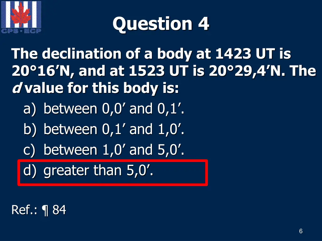 question 4