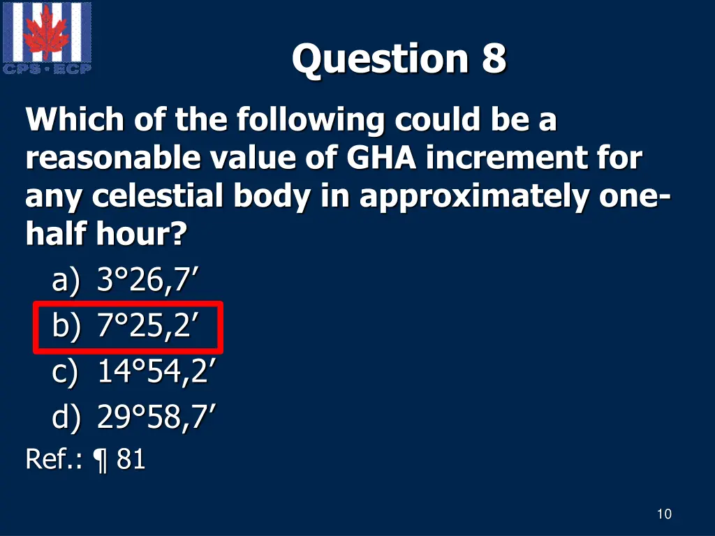 question 8