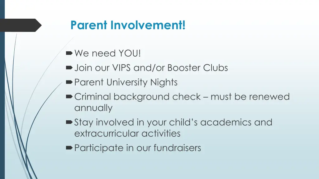 parent involvement