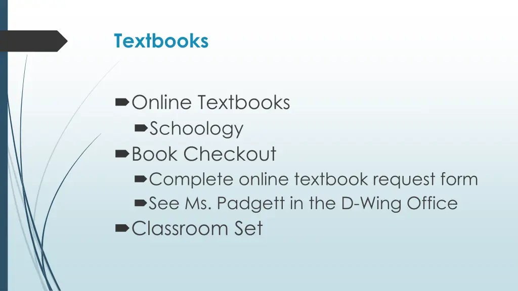 textbooks