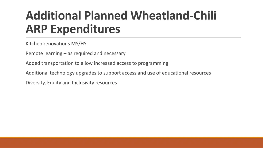 additional planned wheatland chili