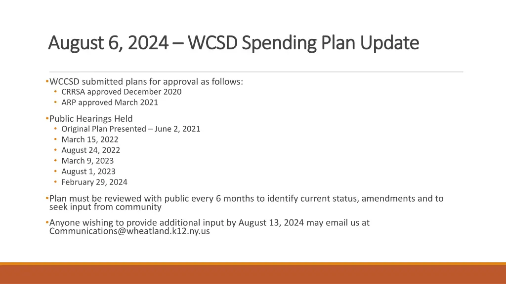 august 6 2024 august 6 2024 wcsd spending plan