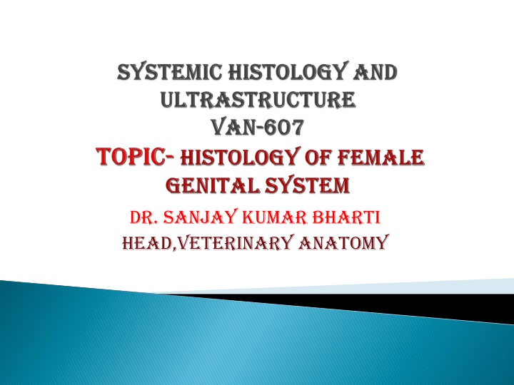 dr sanjay kumar bharti head veterinary anatomy