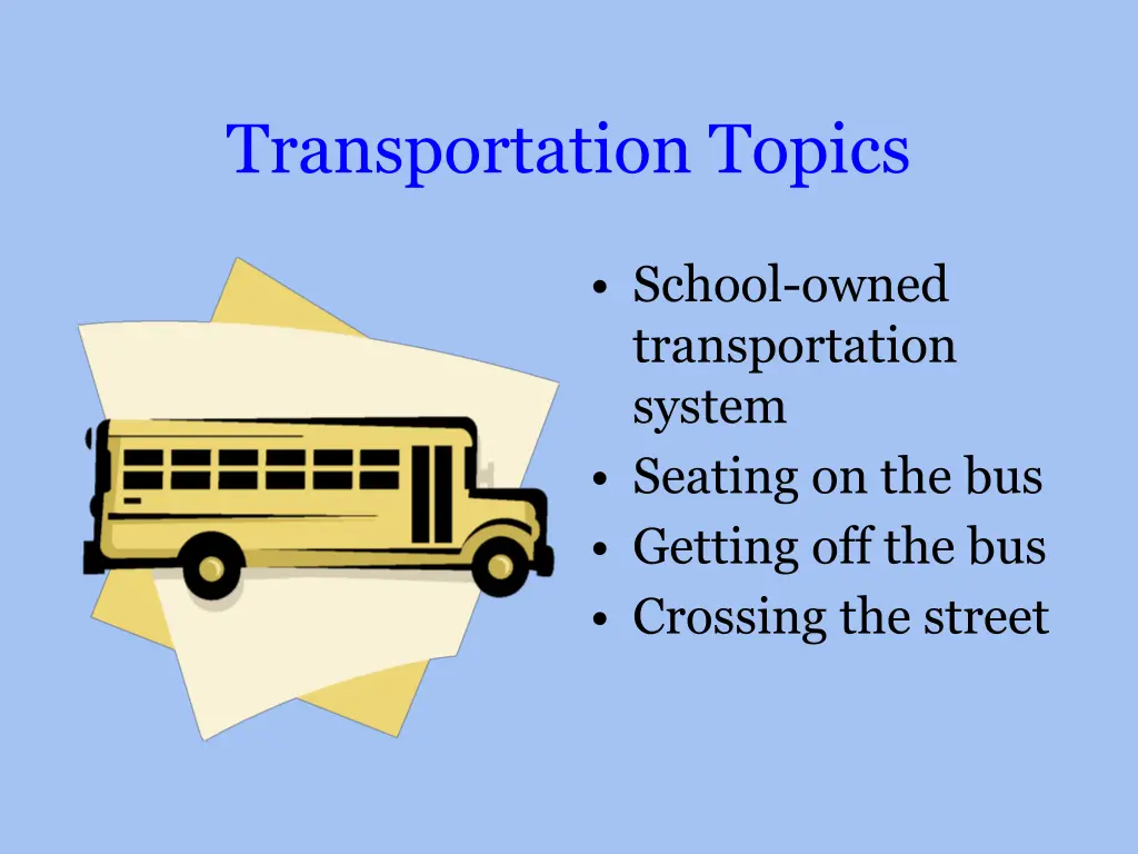 transportation topics